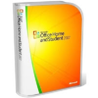 Microsoft Office Home & Student 2007 V2, Win, 3pk, Media Less Kit, EN (79G-01154)